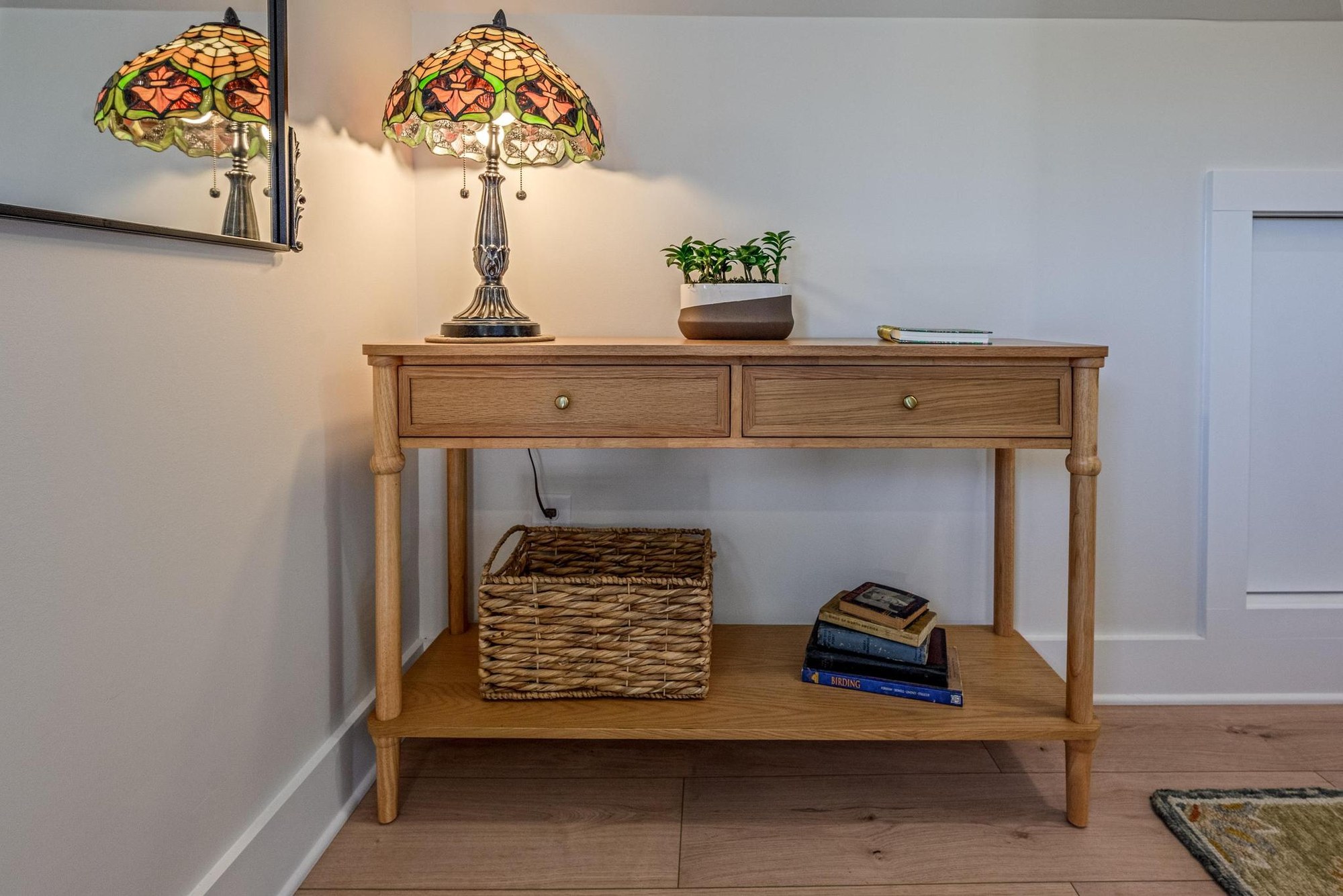 Vintage-inspired interior detail